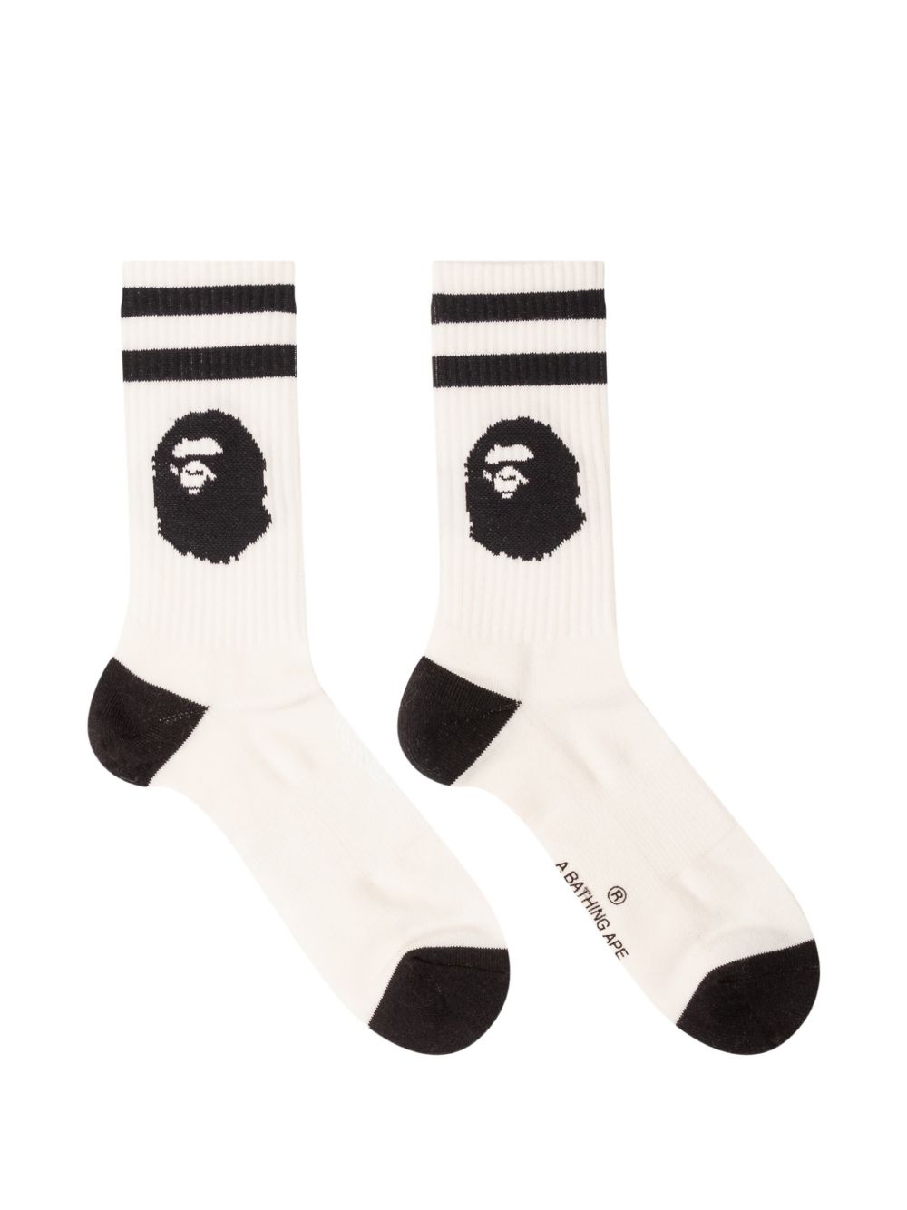 Calzini ape head in bianco 