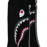 Calzini con ricamo Shark in nero 