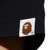 T-shirt con stampa in nero A bathing ape - uomo 