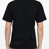 T-shirt con stampa in nero A bathing ape - uomo 