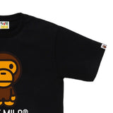 T-shirt con grafica di baby milo in nero A bathing ape - uomo 