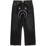 Jeans con applicazione in blu Bape - uomo 