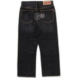 Jeans con applicazione in blu Bape - uomo 