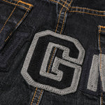 Jeans con applicazione in blu Bape - uomo 