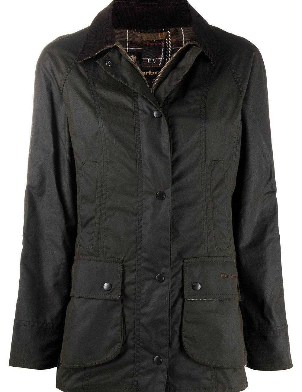 Giacca Beadnell con tasche in verde Barbour - donna 