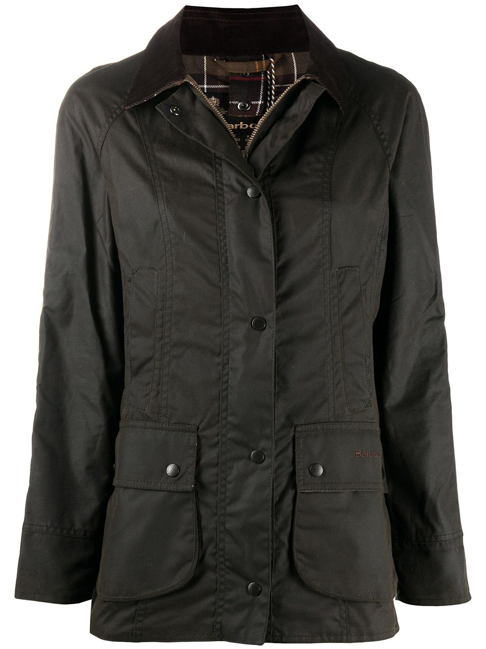Giacca Beadnell con tasche in verde Barbour - donna 