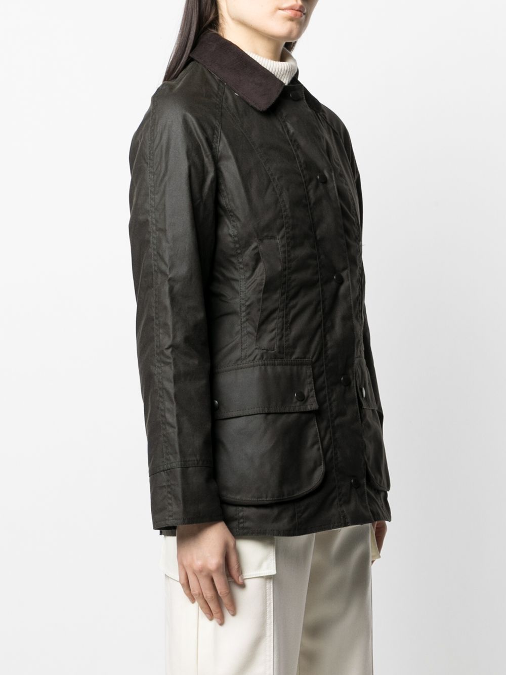 Giacca Beadnell con tasche in verde Barbour - donna 