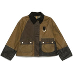 Giacca Alma con design color-block in marrone e verde Barbour - donna 