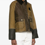 Giacca Alma con design color-block in marrone e verde Barbour - donna 