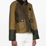 Giacca Alma con design color-block in marrone e verde Barbour - donna 