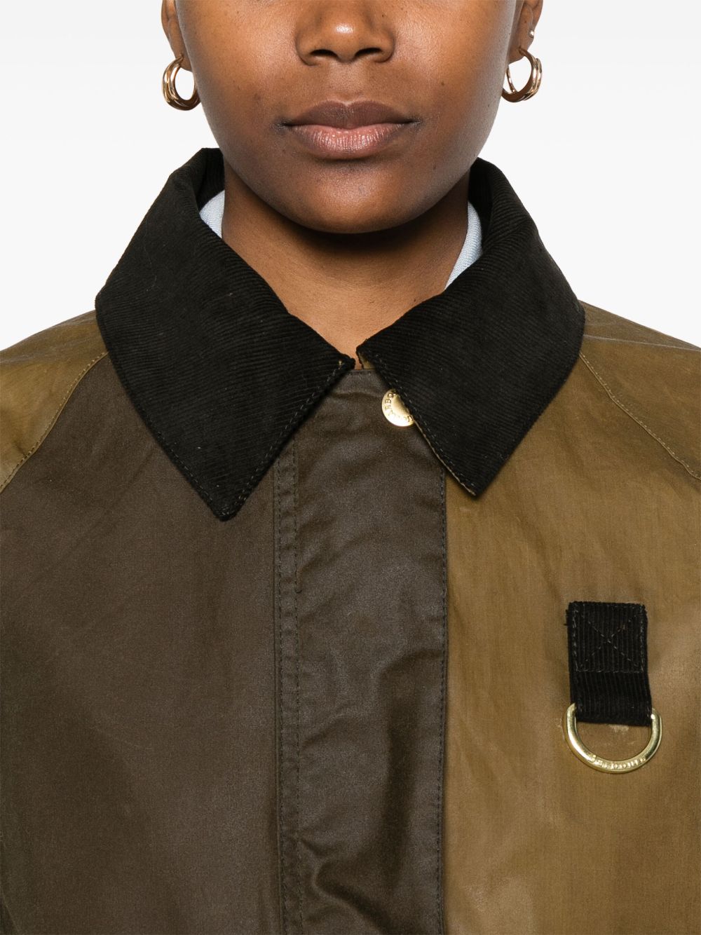 Giacca Alma con design color-block in marrone e verde Barbour - donna 