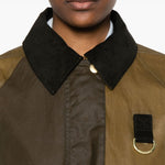 Giacca Alma con design color-block in marrone e verde Barbour - donna 