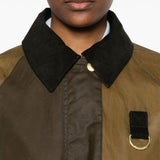 Giacca Alma con design color-block in marrone e verde Barbour - donna 