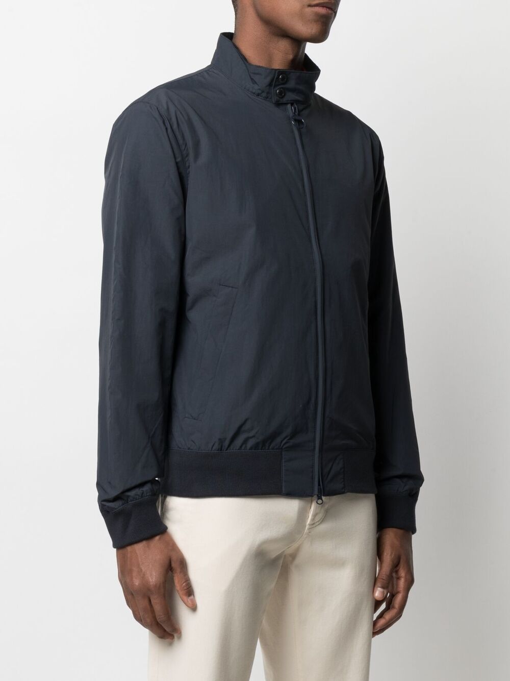 Bomber royston in blu BARBOUR - uomo 