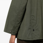 Giacca Bedale con collo a contrasto in verde e marrone Barbour - uomo 