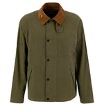 Giacca con colletto a coste in verde Barbour - uomo 