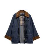Giacca Bedale con risvolti in blu Barbour - uomo 