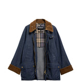 Giacca Bedale con risvolti in blu Barbour - uomo 