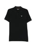 Men's Barbour Black Logo Polo Shirt