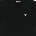 Polo con logo in nero Barbour - uomo 