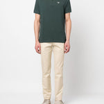 Polo con logo in verde Barbour - uomo 