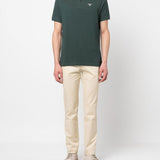 Polo con logo in verde Barbour - uomo 