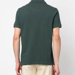 Polo con logo in verde Barbour - uomo 