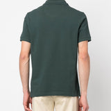 Polo con logo in verde Barbour - uomo 