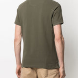 Polo con ricamo in verde oliva - BARBOUR uomo 