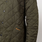 Giacca-camicia trapuntata in verde - BARBOUR uomo 