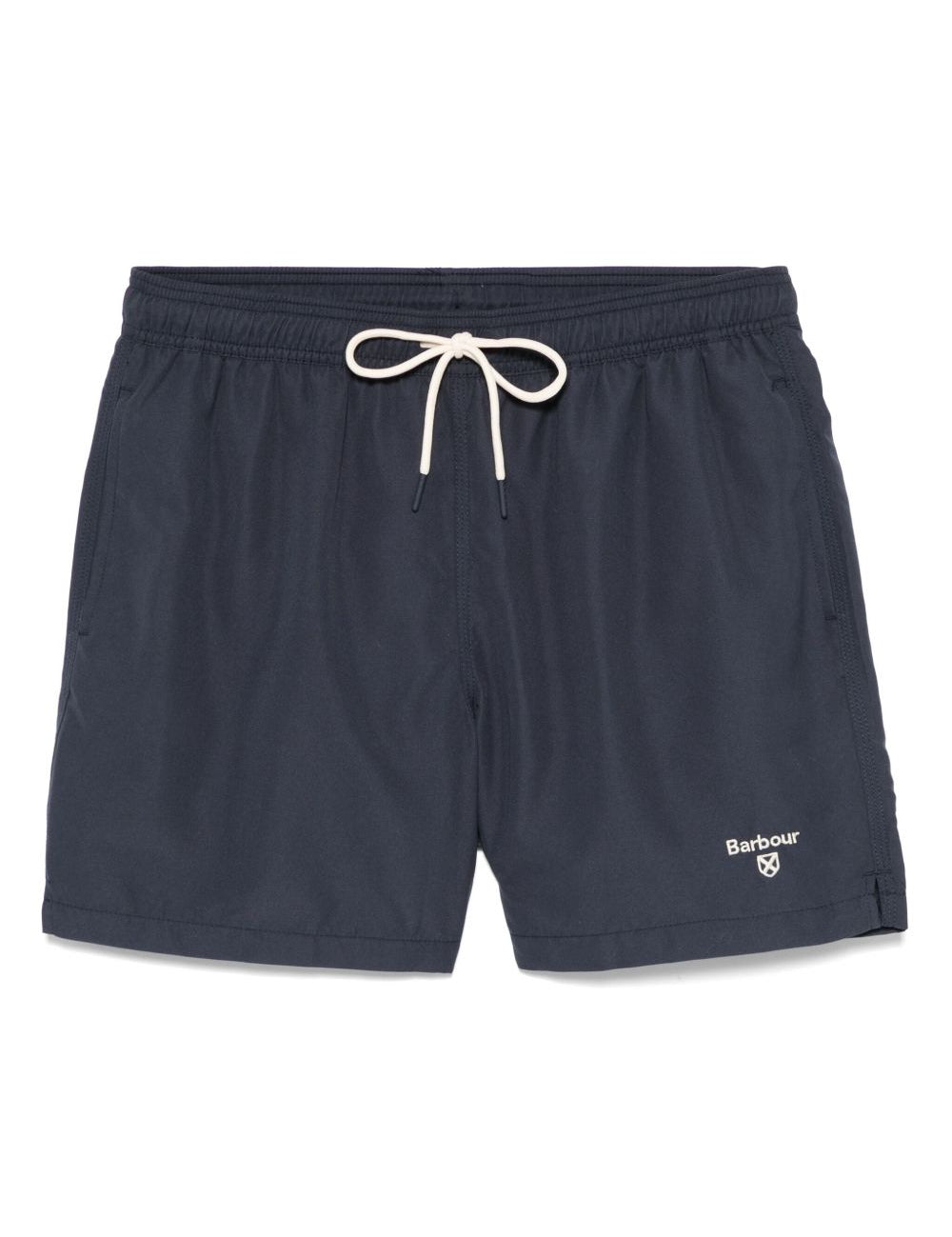Costume da bagno con logo in blu Barbour - uomo 