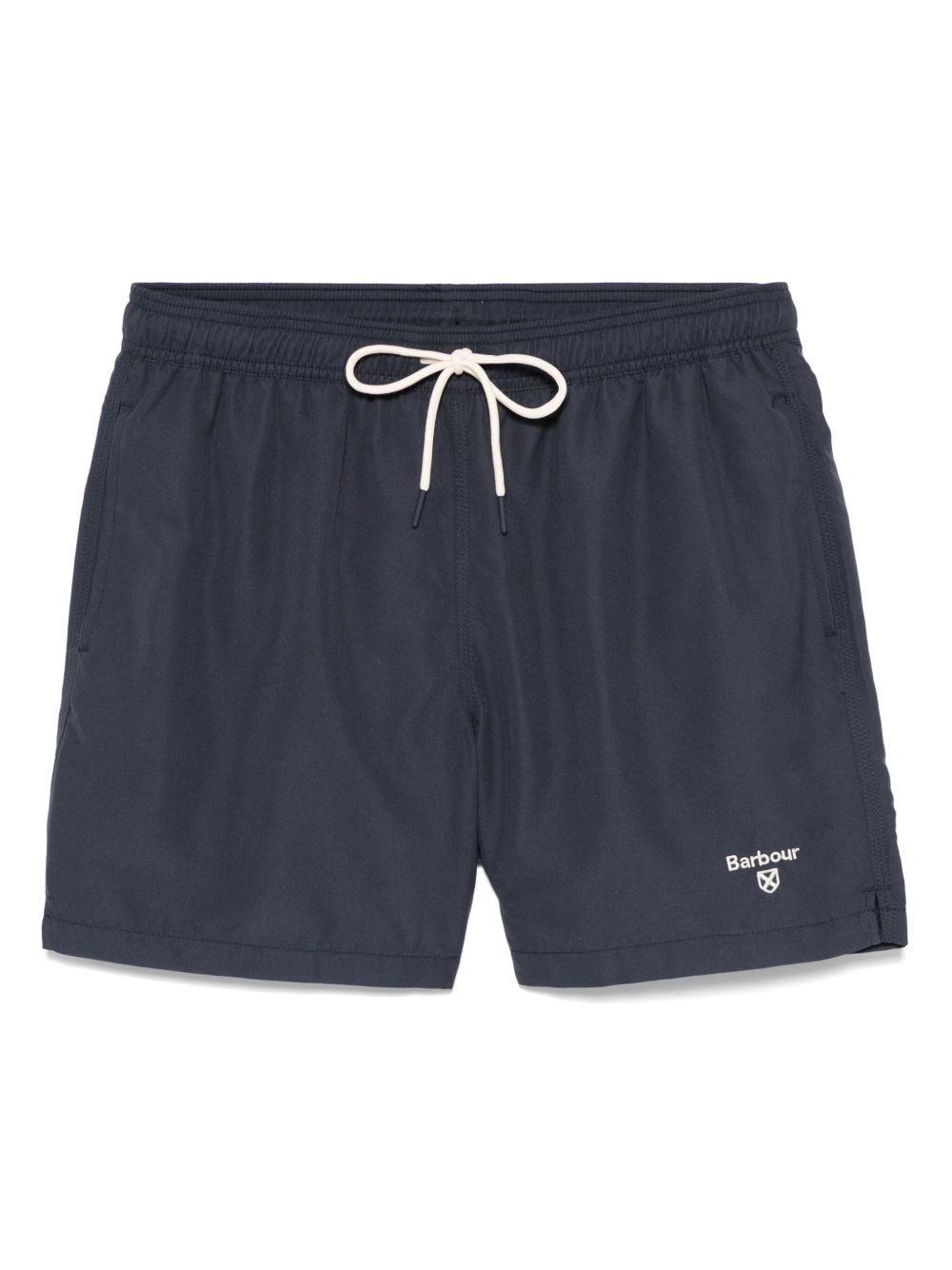Costume da bagno con logo in blu Barbour - uomo 
