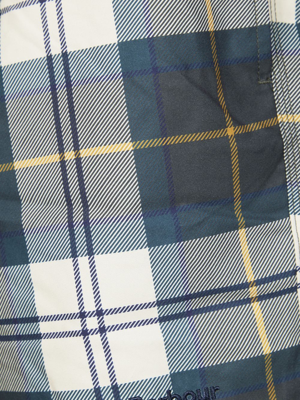 Pantaloncini da bagno scozzesi in blu Barbour - uomo 