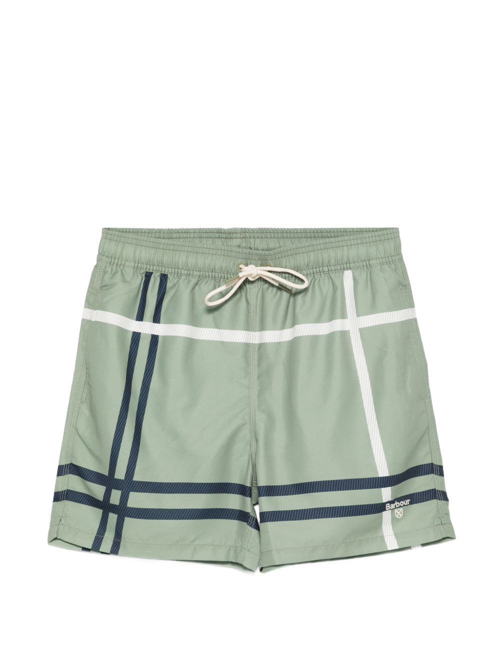 Costume da bagno con coulisse in verde Barbour - uomo 