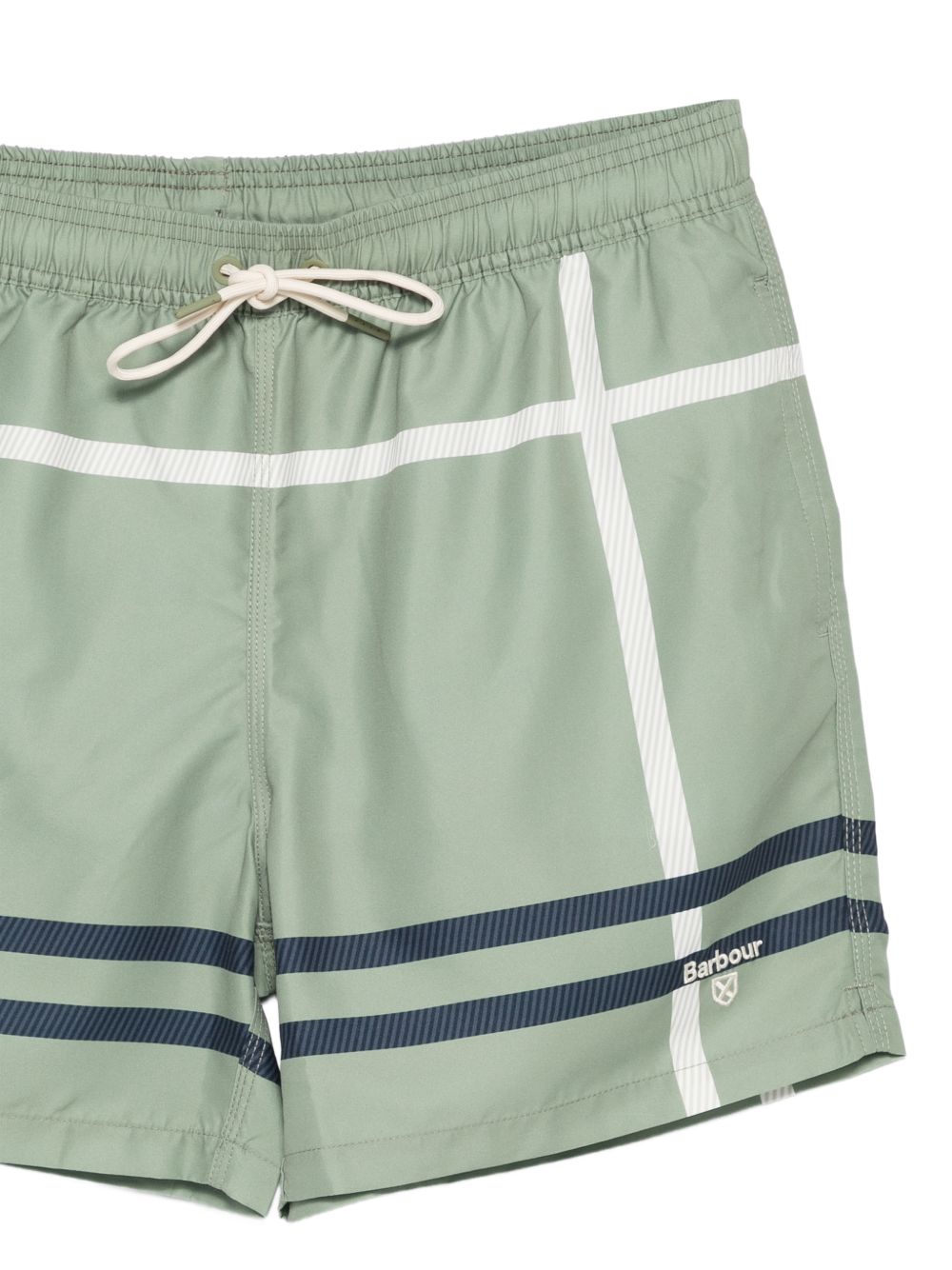 Costume da bagno con coulisse in verde Barbour - uomo 