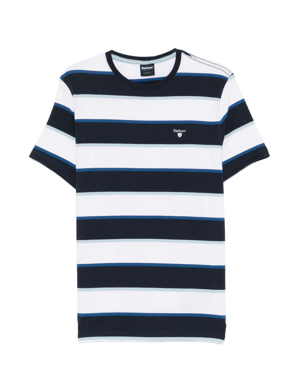 T-shirt a righe multicolore Barbour - uomo 
