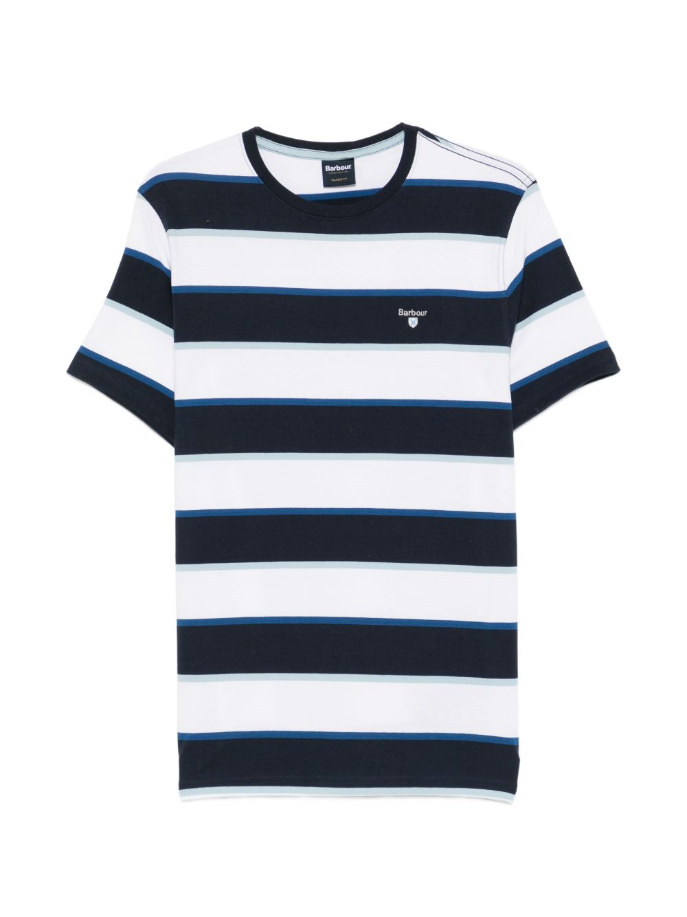 T-shirt a righe multicolore Barbour - uomo 