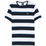 T-shirt a righe multicolore Barbour - uomo 