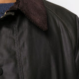 Giacca con chiusura a pressione Bedale in olive Barbour - uomo 