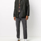 Giacca con chiusura a pressione Bedale in olive Barbour - uomo 