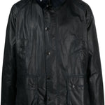 Giacca Bedale con collo a contrasto in nero Barbour - uomo 
