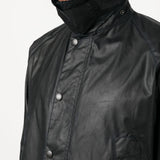 Giacca Bedale con collo a contrasto in nero Barbour - uomo 