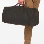 Borsone cerato in verde Barbour - uomo 