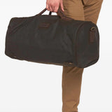 Borsone cerato in verde Barbour - uomo 