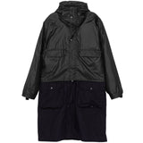 Cappotto Endurance con cappuccio in nero Barbour x kaptain sunshine - uomo 