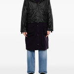 Cappotto Endurance con cappuccio in nero Barbour x kaptain sunshine - uomo 