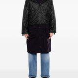 Cappotto Endurance con cappuccio in nero Barbour x kaptain sunshine - uomo 