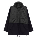 Giacca smock con cappuccio in nero Barbour x kaptain sunshine - uomo 