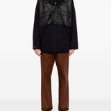 Giacca smock con cappuccio in nero Barbour x kaptain sunshine - uomo 