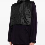 Giacca smock con cappuccio in nero Barbour x kaptain sunshine - uomo 